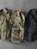 Riolio Loose Camouflage Workwear Vest Multi-ket Outdoor Fiing Jaet Youth Stand Fit V-Ne Single Button Closure Workwear