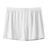 Riolio Large Size Mens Ice Silk Arrow Pants Seamless Solid Color Boxer Shorts Panties Summer Thin Loose Comfortable Sleepwear Underwear