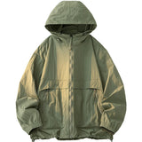 Riolio  Spring Summer Men Light Jackets Outdoor Quick Dry Men Sun Screen Hooded Coats Men Sports Breathable Cargo Jackets