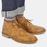 Riolio Retro Men Ankle boots Brand Plus Size Desert Boots Comfortable Leather Boots For Men