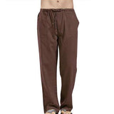 Riolio  Oversized Harajuku Trousers Men Loose Cotton Linen Pants Gym Sweatpants Men Training Jogger Pants Casual Sport Pants Man Clothes