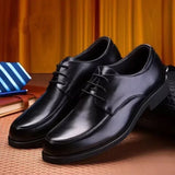 Riolio Mens Dress Shoes Men's Formal Original Leather Italian Skin Shoes for Men Elegant Casual Business Luxury Social Male Shoe