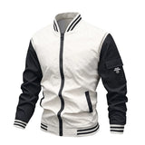 Riolio  Fashion  New Jacket Men's Fashion Casual Slim Baseball Suit Coat Spring Autumn High Quality Stitching Boxing Windproof Jacket