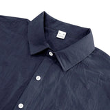 Riolio Summer New Solid Color Linen Men's Shirt Turn-down Collar Short Sleeve Men's Loose Casual Pocket Outdoor Vacation Shirt