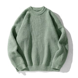 Riolio  Autumn Winter Men's O-Neck Warm Sweater Casual Men Cashmere Cargo Knitted Pullover Men Classic Loose Knitwear Sweaters Clothing