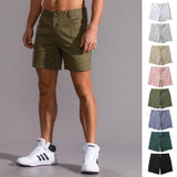 Riolio  Men Breathable Cotton Running Shorts Gym Basketball Shorts Quick Dry Fitness Sport Sweatpants Crossfit Casual Shorts Man Clothes