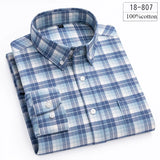 Riolio  Luxury high-quality100%cotton houndstooth full shirts for men slim fit Casual shirt long-sleeve plaid soft designer clothes ropa