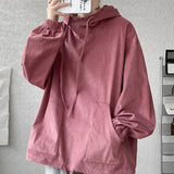Riolio Autumn Stand Collar Hoodies Sweatshirts Men Woman Fashion Pink Black Khaki Hip Hop Hoody Male Brand Casual Loose Tops