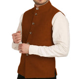 Riolio  Men Vest Silver Herringbone Solid Color Waistcoat For Wedding Business Banquet Work Formal Daily Casual Men Suit Vest