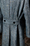 Riolio  Men Suits Plaid England Style Overcoat Outerwear Suits Regular Fit Extra Long Jacket Blazer Wool Blend New