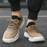 Riolio  Feizhi Mesh Men's Casual Socks Shoes Made of Elastic Fabric Spring Summer Color-matched Fashionable Large-sized Sports Shoes