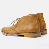 Riolio Retro Men Ankle boots Brand Plus Size Desert Boots Comfortable Leather Boots For Men