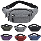 Riolio Men's Breast Package Waterproof Outdoor Sports Bag Canvas Pouch Korean-style Waist Bag Fanny Pouch Crossbody Male Banana Bag