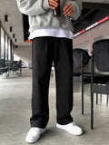 Riolio Korean Style High-end Straight-leg Casual Pants Men's Spring Summer Loose Trousers American 2025 New Trendy Wide-leg Pants Chic