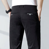 Riolio  4 Color 98% CottonCasual Men's Pants High-quality Luxury Business Classic Fashion Stretch Straight Slim Formal Suit Trousers