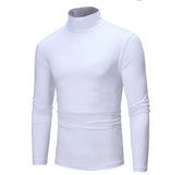 Riolio Man Thermal Turtleneck Casual Sleepwear Shirt S-2XL Sleeve Long Slim Coat 5colors Basic Sweater Bottom Winter