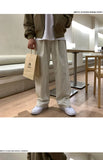 Riolio Korean Style High-end Straight-leg Casual Pants Men's Spring Summer Loose Trousers American 2025 New Trendy Wide-leg Pants Chic