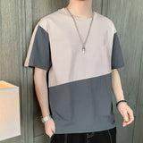 Riolio  Baggy Half-sleeved Men's T-shirt Ordinary Male Tees Shirts Harajuku Party Tops Fashion Vintage Clothing Y2k Streetwear Wholesale