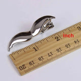 Riolio  Jewelry Cute Beard Tie Clip Gentlemen Classy Necktie Bar Clasp Clip Pin Anchors Fishhook Feather Shape Multi-functional Clamp