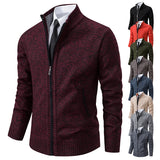 Riolio New fashion men's knitted sweater cardigan Joker comfortable warm casual coat