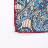 Riolio  Polyester Cravat Pocket Square Set Formal Necktie Handkerchief Ascot Self Tie Polka Dot Paisley Design Gentleman Necktie Gifts