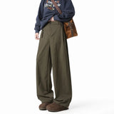 Riolio  Black Casual Pants Men Fashion Oversized Wide Leg Pants Men Streetwear Korean Loose Straight Pants Mens Baggy Beige Trousers