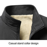 Riolio Men Winter Autumn Jacket Denim Inner Fleece Thicken Winter Jeans Jacket Coat Men's Turn-down Velvet Jacket Mens Fur Parkas