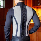 Riolio  Mens Sexy Perspective Tight-Waisted Vest, Genderless Fashion Nightclub Temperament Youth Trendy Business Breathable Top Unisex