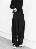 Riolio  Wide Leg Men's Suit Pants Spring Autumn Thin Loose Magic Tape Drape Long Trousers Casual Youth Trend  Color