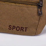 Riolio Men Sport Outdoor Women Phone Pack Waist Belt Bag Canvas Money Pouch Chest Bag Waist Packs Canvas Bags