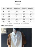 Riolio  Spliced contrasting Shirt Men's Trendy Brand Slim Short-sleeved Shirt Men's Summer Trendy Casual Versatile Tops