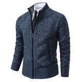 Riolio New fashion men's knitted sweater cardigan Joker comfortable warm casual coat