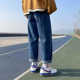 Riolio Spring brand straight loose trouser  Korean High street men and women can wear denim classic fashion trend boys girls jeans