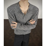 Riolio  Autumn Long Sleeved T-shirt Men Fashion Beige Round Neck T-shirt Men Streetwear Korean Loose Casual T Shirt Mens Top M-3XL