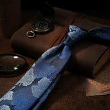 Riolio  New Year Horse Neckties Adult Animal Flower Red Neck Ties Luxury Casual Polyester 8cm Tie Wedding Suit Accessories