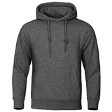 Riolio Autumn Winter Men Fleece Warm Mens Sweatshirt Casual Solid Color Streetwear Pullovers Sport School Fashion Hot Sale Hoodies