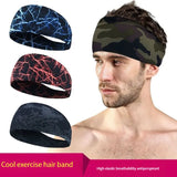 Riolio Sport Headbands Bike Cycling Running Sweatband Fitness Jogging Tennis Yoga Gym Headscarf Head Sweat Hair Band Bandage Men Women