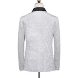 Riolio  Large Size Men's Three-Piece Suit Casual Business Hostwear Tailored Fit Cotton Blend Fabric for Wedding And Banquet