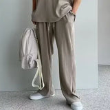 Riolio  Sports Vest Vest Suit Men Sleeveless T-shirt Summer Quick-drying Loose Trousers