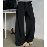 Riolio  Casual Pants High Street Sports Long Loose Sweatpants Wide Leg Straight Trousers Men