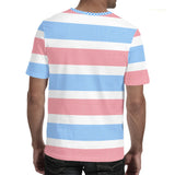 Riolio  Men's T-shirts High-end 100% Cotton Hot Selling Retro Style Plaid Pattern Striped Home Clothes Unisex Kids Canvas Fashion Tops