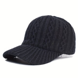Riolio  Winter Baseball Cap Korean Version Trendy Fashionable Face-Slimming Japanese Versatile Warm Duck Tongue Hat