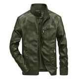 Riolio PU Leather Flight Jacket Black Brown Pilot Coats for Men Bomber Jacket Business 2024 Slim Fit Jacket Men Casaco moto masculino