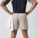 Riolio   Men's Quick Dry 3-inch Running Shorts High Waist Athletic Shorts with Side Split and Pockets