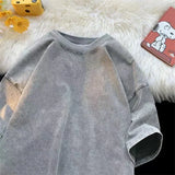 Riolio swag outfits men Quality Oversized Acid Washed Y2K T Shirt Women Vintage T-shirts Streetwear Mineral Wash Tee Shirts Girl Loose Luxury Brand Tops