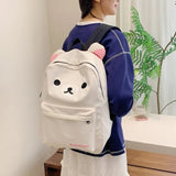 Riolio  Rilakkum Backpack Anime Student School Shoulder Bag Kids Cute Travel Backpack Children Birthday Gift