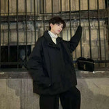 Riolio Winter high street Korean style men and women trendy design thick jacket for couples loose fitting Harajuku retro casual top y2k