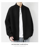 Riolio  New Japanese Popular Men Cardigan Jacket Luxury Trendy Turtleneck Knitted Zip-up Long Sleeve Sweater Coat Premium Knitwear M-3XL