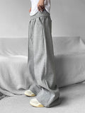 Riolio Y2k Vintage Wide leg Flared Sweatpants Men Sport Straight Long Casual Trousers Oversize Heavy Duty Track Pants Black Gray