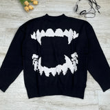Riolio  Y2k Hip Hop Sweaters Vintage Streetwear Knitted Gothic Graphic Pullover Autumn Harajuku Loose Women Sweater